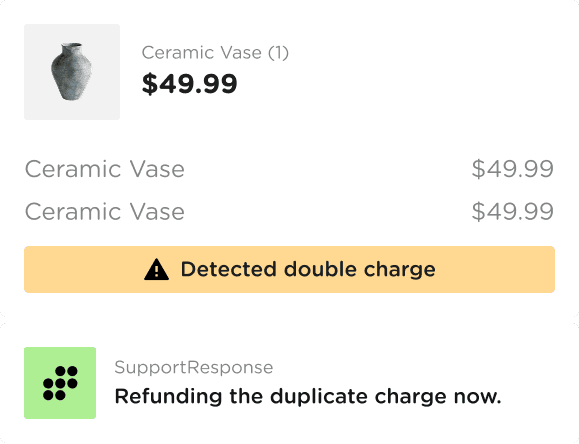Double charges and fraud flags support request