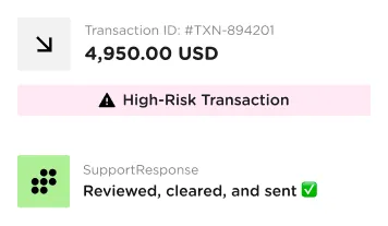Disputes and chargebacks support