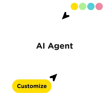 Agent and AI trained on your brand’s tone and voice