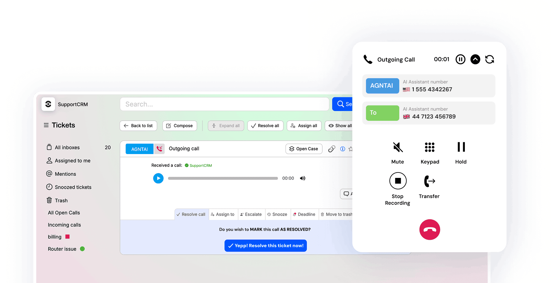SupportCRM preview