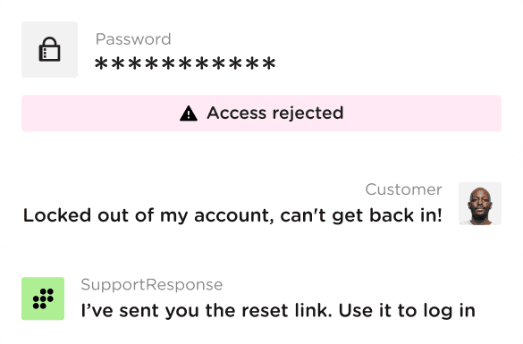 Account access and security support