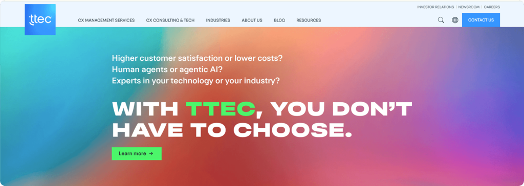 ttec inbound call center