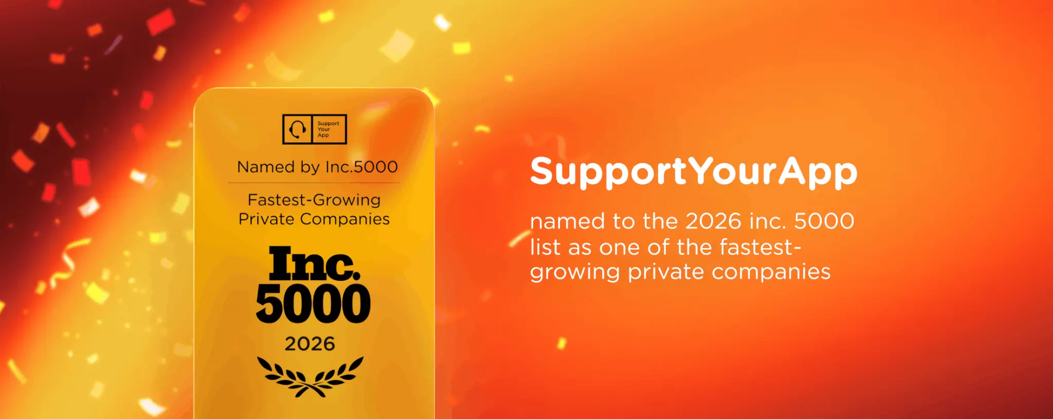 SupportYourApp inc5000