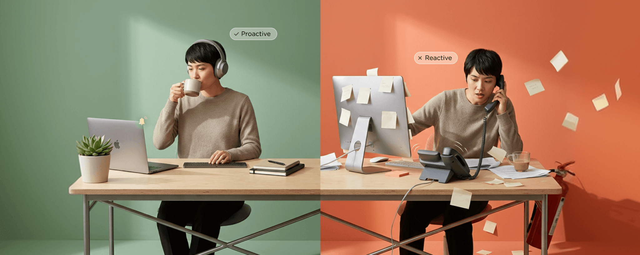 proactive vs reactive customer support